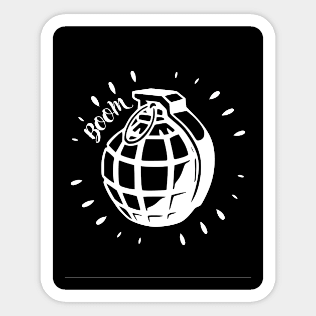 BOOM t-shirts Sticker by KingSTart